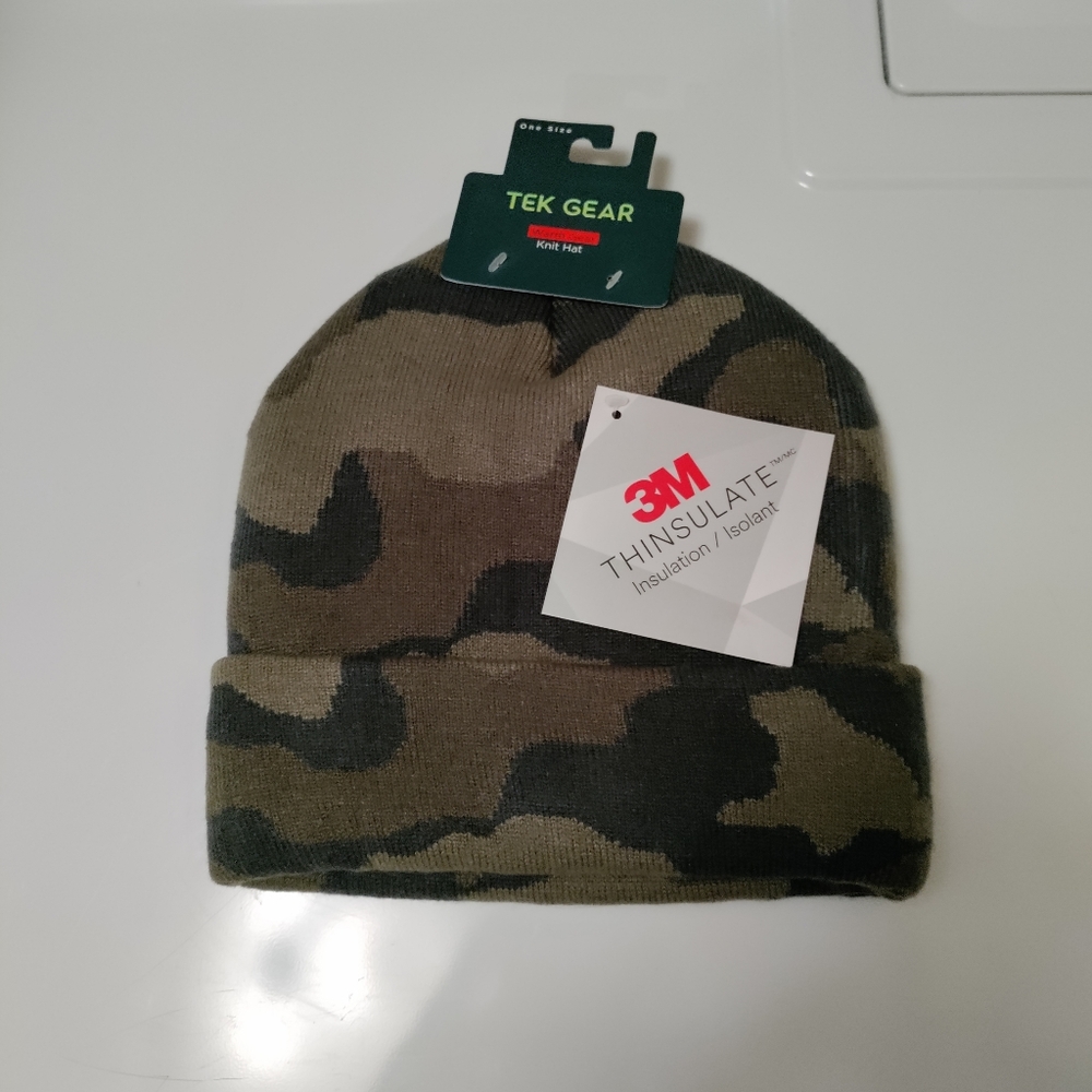 Tech Gear Camo Hat New